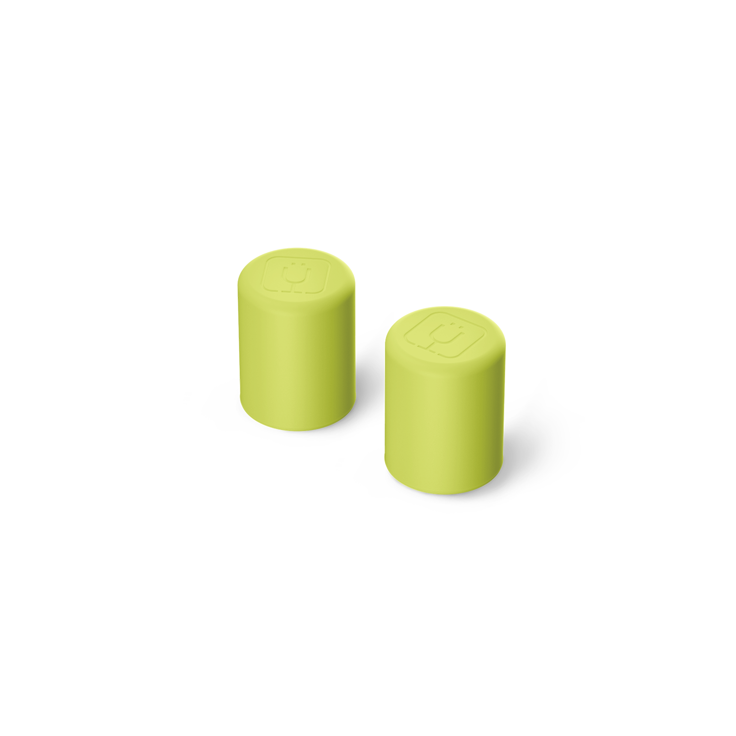 Magnetic Straw Cover | Lemon Lime | 2-Pack