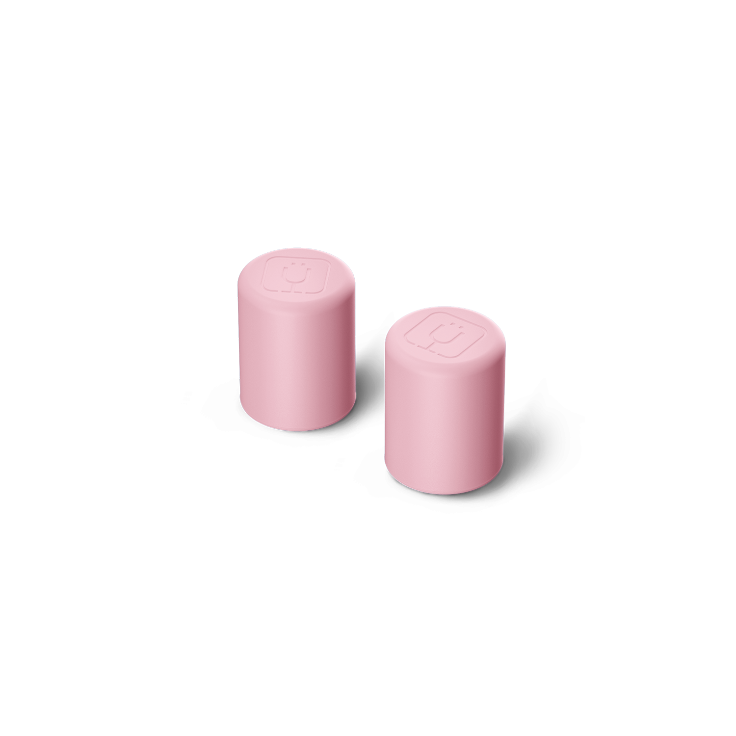 Magnetic Straw Cover | Petal Pink | 2-Pack