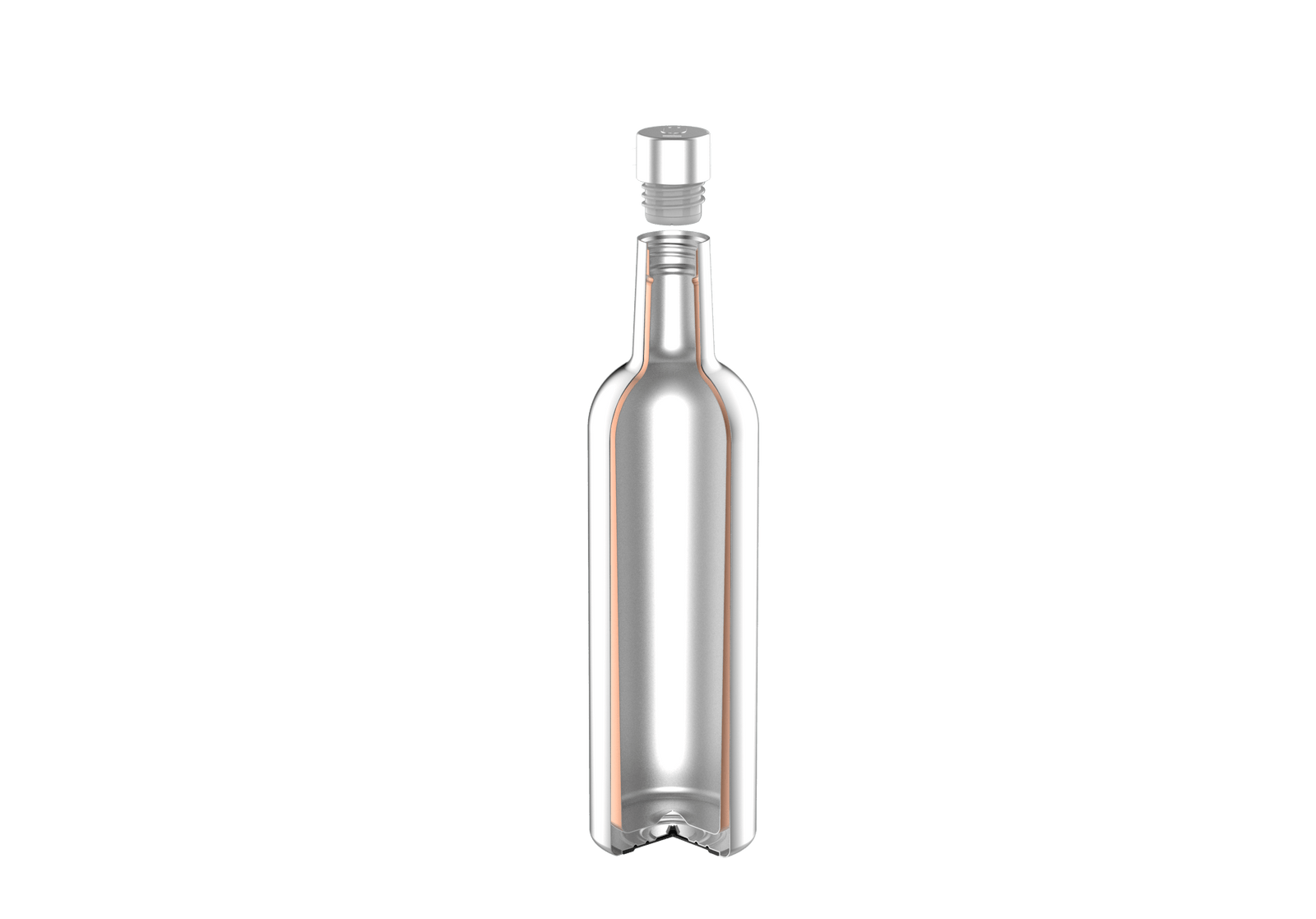 Winesulator TM Infinity Straw | Rose Gold
