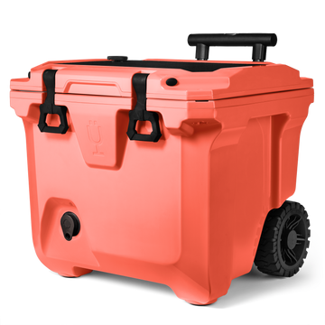Br Tank 35-Quart Rolling Cooler